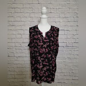 Chic Pink Sleeveless Ruched Tank Top